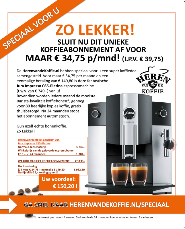 Weekend advertorial-koffie